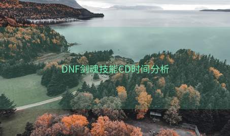 DNF剑魂技能CD时间分析