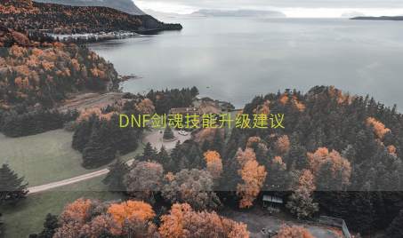 DNF剑魂技能升级建议